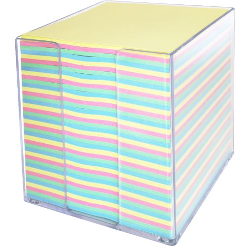 Bloc cube +support pastel
