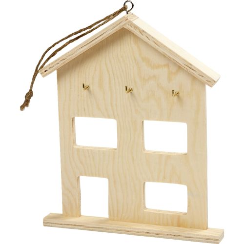 Maison pour clefs en bois