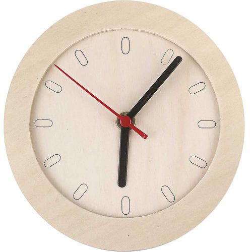 Horloge en bois [ ø 15cm]