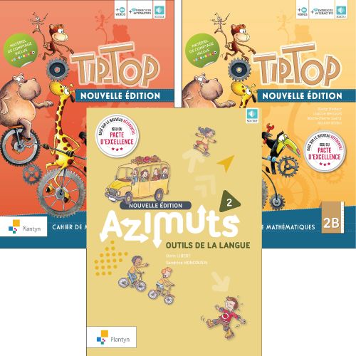 Pack Azimuts/Tip-Top 2e année - Edition Pacte (ed. 1 - 2022 )