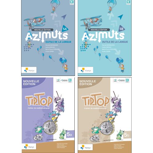 Pack Azimuts/Tip-Top 5e année (ed. 1 - 2020 )