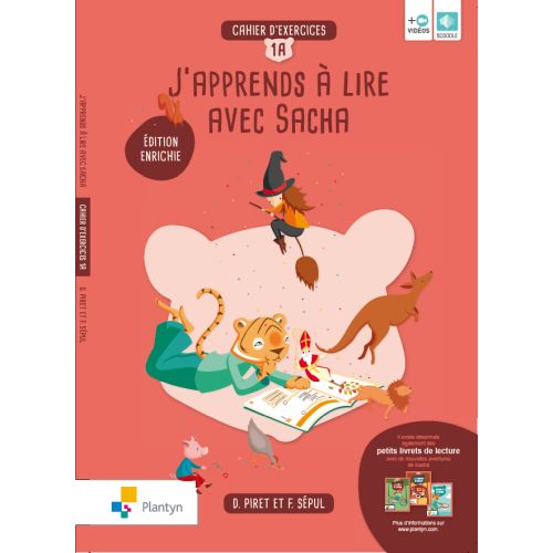 J'apprends à lire avec Sacha 1A - Cahier - Edition enrichie (ed. 1 - 2021 )