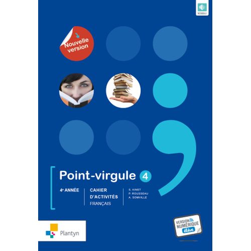 Point-virgule 4 Cahier d'activités Nouvelle version (+ Scoodle)