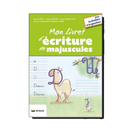 Mon livret d'écriture de majuscules (n.e.)