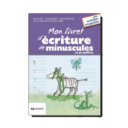 Mon livret d'écriture de minuscules et de chiffres