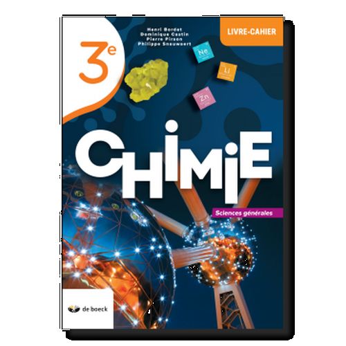 Chimie 3 (sciences générales) - livre-cahier 2021