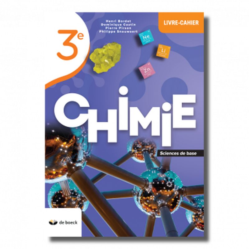 Chimie 3 (sc.base) - livre-cahier 2021