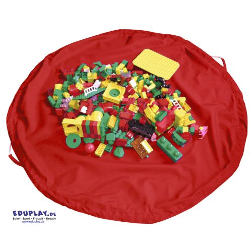 Sac de rangement rouge - tapis de jeu