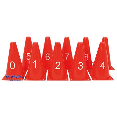Cônes numérique 10 cônes