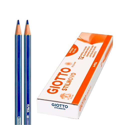 Crayon Stilnovo : Boite de 12 [Bleu]