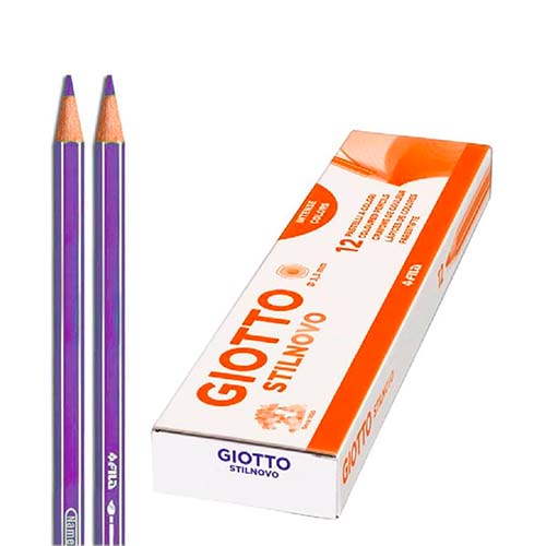 Crayon Stilnovo : Boite de 12 [Violet]