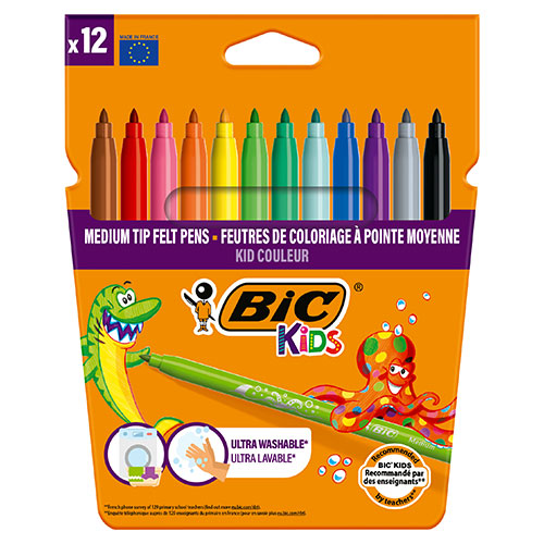 Kid marqueur 12cass 2mm Bic