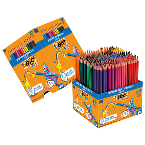 Crayon Ecolution : Classpack de 288 pièces