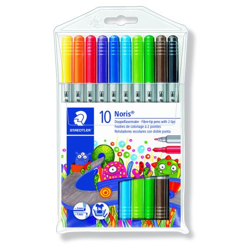 Marqueurs Staedtler 320wp10 double pointe
