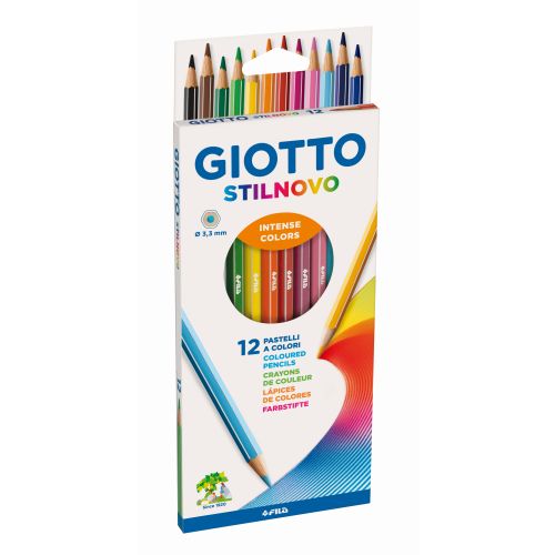 Crayon Stilnovo : Boite de 12 [12 couleurs ass.]