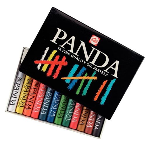 Pastels à l'huile Talens Panda 12 couleurs