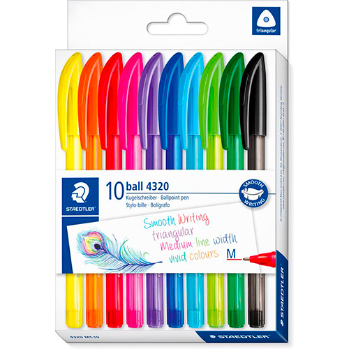 Stylo bille 10 cass Staedtler