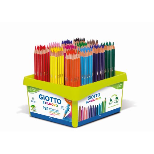 Crayon Stilnovo : Schoolpack de 192 [Couleurs ass.]