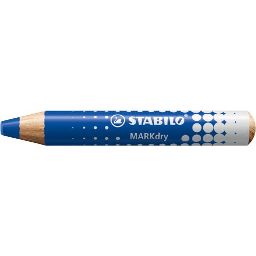 Stabilo Markdry bleu boîte de 5