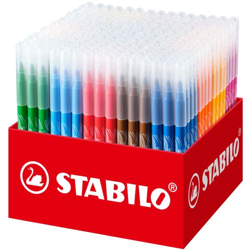 Stabilo power schoolpack en carton de 240 pièces