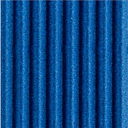 Carton ondulé : 50 x 70 cm [Bleu]