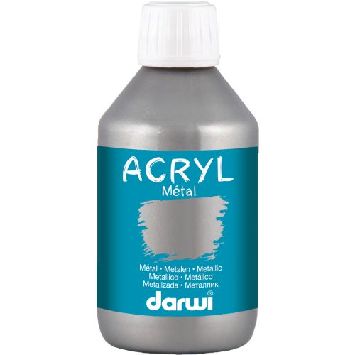 Peinture acrylique 250 ml Argent