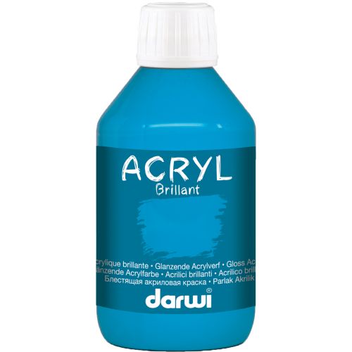 Acrylique brillant 250 ml bleu clair