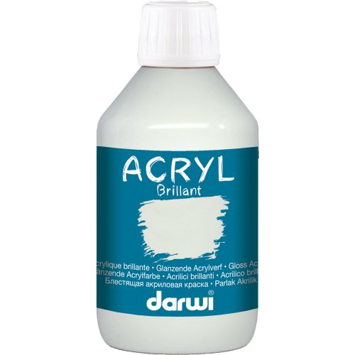 Acrylique brillant 250 ml blanc