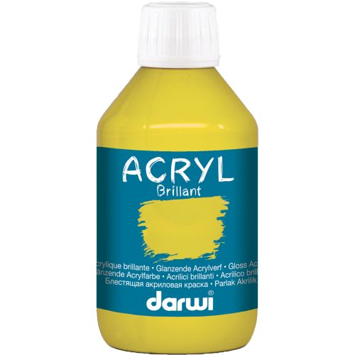 Acrylique brillant 250 ml jaune