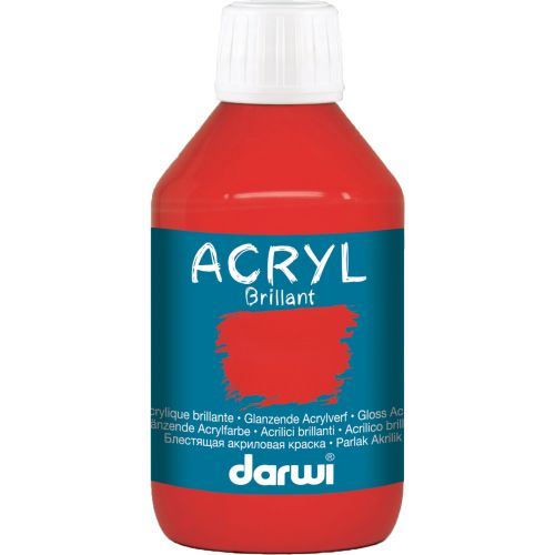 Acrylique brillant 250 ml rouge