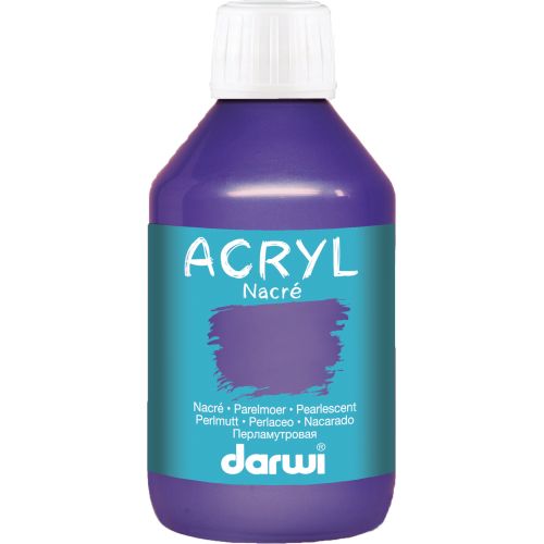 Peinture acrylique nacré 250ml violet