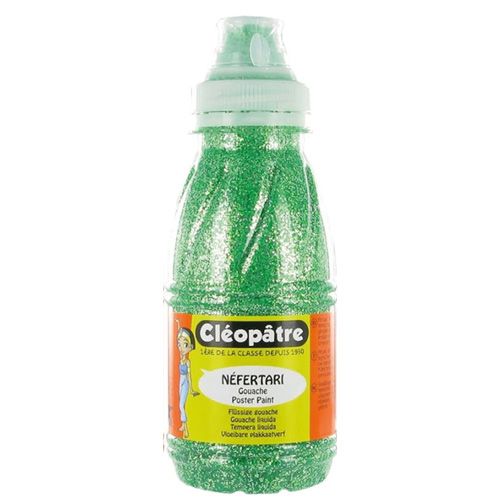 Peinture pailletée : 250 ml [Vert]