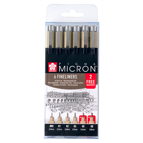 Set promo Pigma Micron 4+2