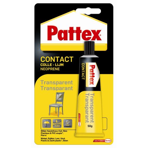 Colle de contact : Transparent 50g [Pattex]