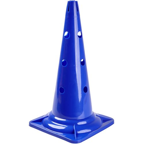 cônes perforés 50 cm bleu