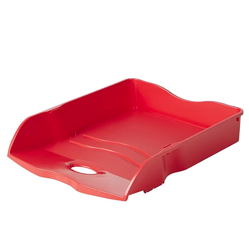 Bac correspondance rouge 34x26x6 cm