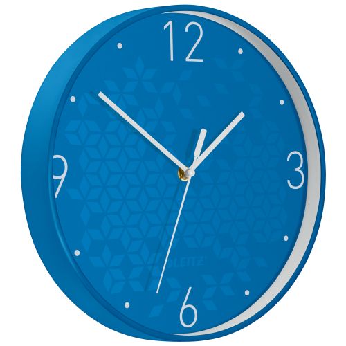 Horloge murale Quartz ø 30cm Woow [Bleu]