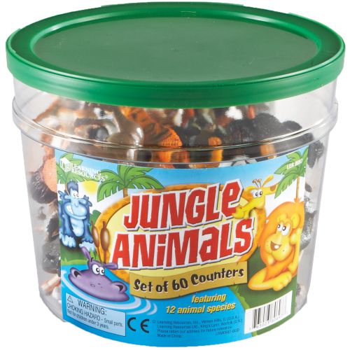 Animaux jungle 60 pièces