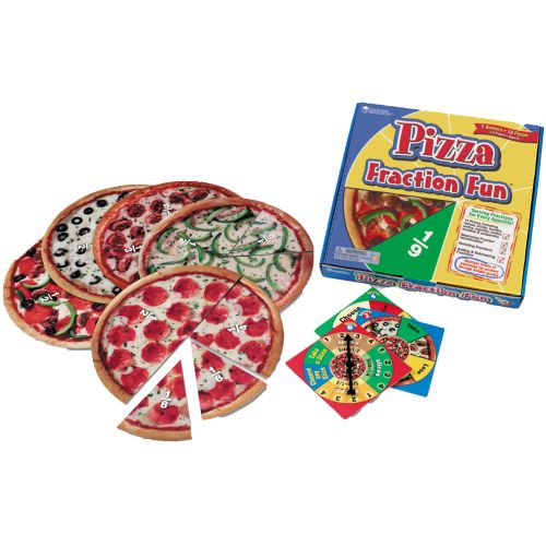 Fraction pizza 6-12 ans fun
