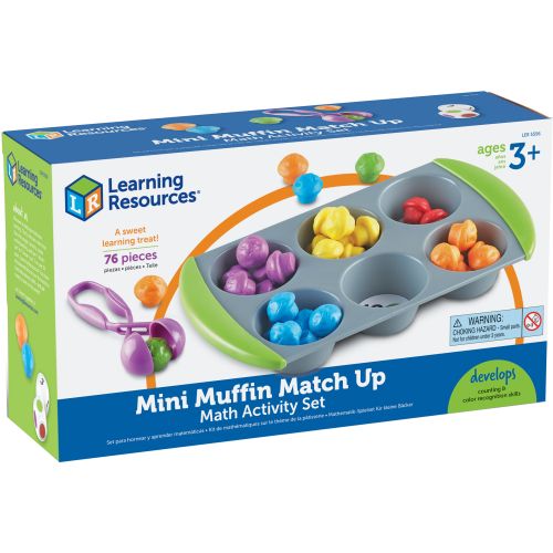 Jeu d'activites mini muffins match up math