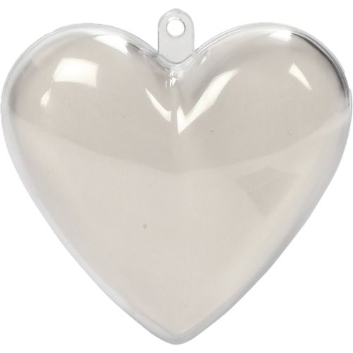 Boîte plastique coeur 10cm par 5