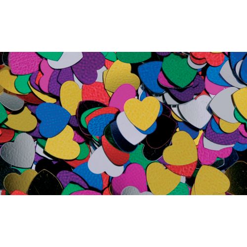 Paillettes coeurs couleurs ass 10 g