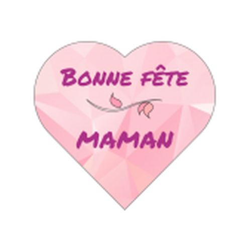 Etiquettes Bonne fête Maman 30 pièces