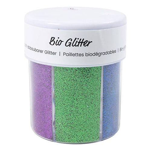 Paillettes Glitter distributeur 6 compartiments de 13 g