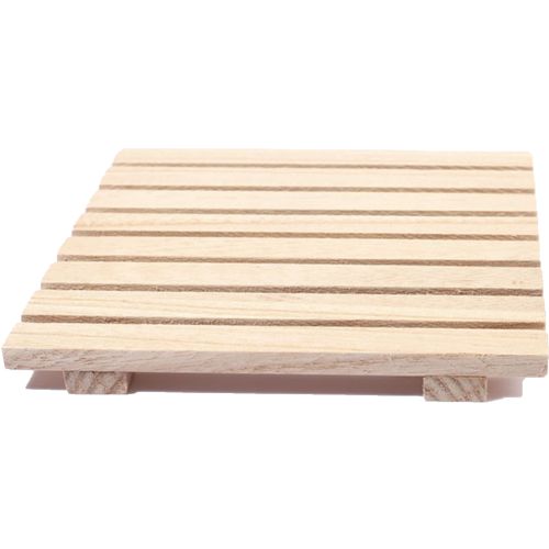 Dessous de plat en bois 170 x 170 x 16 mm