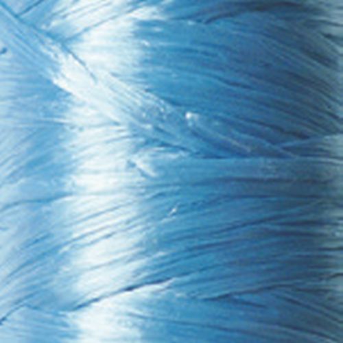 Raphia bleu clair synthétique 40 g 70 mètres