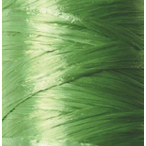 Raphia vert clair synthétique 40 g 70 mètres
