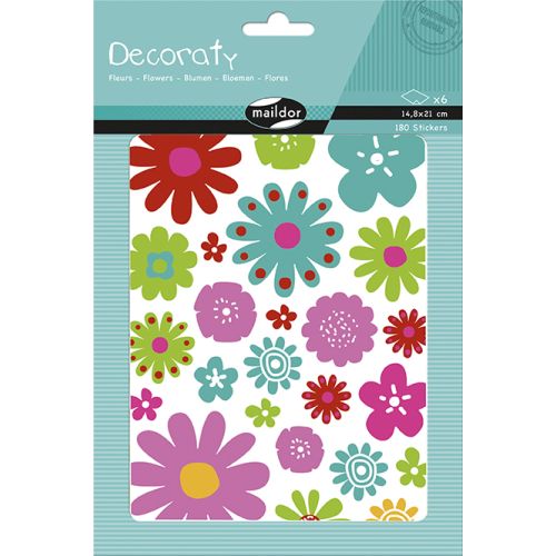 Gommettes Fleurs 180 gommettes