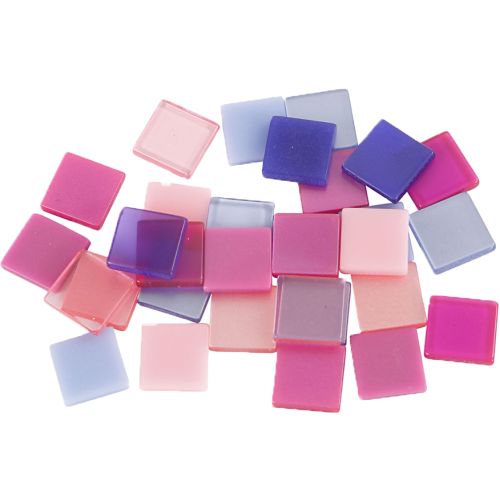 Mini-Mosaïque en résine par 25g [Violet/Rose]