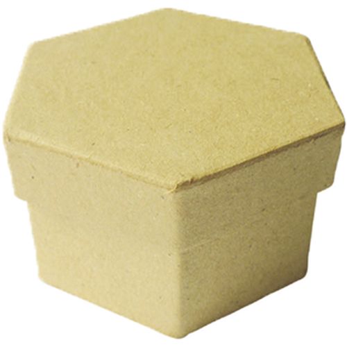 Boite carton hexagonale 9 cm